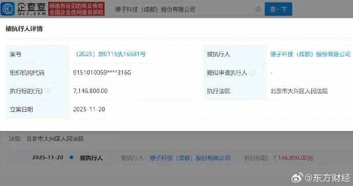羅永浩公司因計算機軟硬件開發被執行715萬元，創業之路再遇波瀾